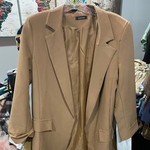 Boohoo Camel Blazer